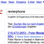 reVierphone Google Rankings vorher